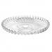 Travessa Centro de Mesa Dumiat Decorativa de Vidro Brasília Ø 29cm Transparente
