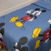 Edredom Portallar Casal Malha 100% Algodão Disney Mickey Mouse 2,00mx220m Azul