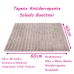 Tapete Buettner Microfibra 100% Poliéster Antiderrapante Soleido 40x60cm Capuccino
