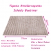 Tapete Buettner Microfibra 100% Poli&eacute;ster Antiderrapante Soleido 50x70cm Capuccino