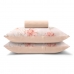 Jogo de Cama Buettner Queen Malha 100% Algodão Basic Jania 3 Peças Coral