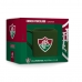 Caneca Porcelana Quadrada BrasFoot Fluminense 220 ML Licenciada Verde