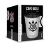 Copo Dose BrasFoot Vidro Licenciado Metálic Sport Club Corinthians Paulista 55ml Prata