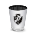 Copo Dose BrasFoot Vidro Licenciado Met&aacute;lic Clube de Regatas Vasco Da Gama 55ml Prata