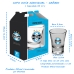 Copo Dose Individual BrasFoot Vidro Licenciado Gr&eacute;mio Foot-Ball Porto Alegrense 60ml Incolor