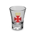 Copo Dose Individual BrasFoot Vidro Licenciado Clube de Regatas Vasco da Gama 60ml Incolor