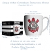 Caneca Urban Porcelana Allmix Corinthians Democracia Branco 360 ML Licenciada Branco