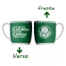 Caneca Urban Porcelana Allmix Brasao Palmeiras 360 ML Licenciada Branco