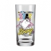 Copo Avulso Cylinder Manchester Allmix Vidro Estampa Taz Looney Tunes Licenciado 300 ML Incolor
