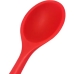 Colher KazzaVip 100% Silicone Utensílio Cozinha 27cm Vermelho
