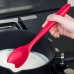 Colher KazzaVip 100% Silicone Utensílio Cozinha 27cm Vermelho