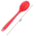 Colher KazzaVip 100% Silicone Utensílio Cozinha 27cm Vermelho