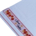Pano De Prato KazzaVip Felpudo Jacquard Barra Bordada Natal Boas Festas 50cmx70cm Branco