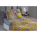 Jogo de Cama KazzaVip Casal Malha Estampado 100% Algod&atilde;o Smile 4 pe&ccedil;as Kids Cinza