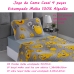 Jogo de Cama KazzaVip Casal Malha Estampado 100% Algod&atilde;o Smile 4 pe&ccedil;as Kids Cinza