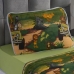 Jogo de Cama KazzaVip Casal Malha Estampado 100% Algod&atilde;o Safari Divertido 4 pe&ccedil;as Kids Verde