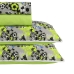 Jogo de Cama KazzaVip Casal Malha Estampado 100% Algodão Fun Game 4 peças Kids Verde
