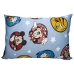 Fronha Avulsa KazzaVip Malha 100% Algod&atilde;o Disney Estampada Mickey e Sua Turma 48cmx68cm Azul