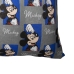 Fronha Avulsa KazzaVip Malha 100% Algod&atilde;o Disney Estampada Mickey Quadros 48cmx68cm Cinza