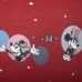 Par de Fronha KazzaVip Malha 100% Algodão Disney Estampada Minnie Feliz Red 48cmx68cm Vermelho