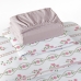 Jogo de Cama Tecebem King Malha 100% Algod&atilde;o Estampado Grazi 4 p&ccedil;s Premium Rosinha