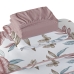 Jogo de Cama Tecebem King Malha 100% Algodão Estampado Yara 4 pçs Premium Rose