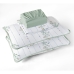 Jogo de Cama Tecebem Queen Malha 100% Algod&atilde;o Estampado Fran 4 p&ccedil;s Premium Verde