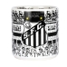 Caneca KazzaVip Est&aacute;dio do Santos FC Cer&acirc;mica 360 ML Vila Belmiro Licenciada Branco