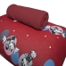 Jogo de Lençol KazzaVip Casal Malha 100% Algodão Play Disney Minnie Feliz Red 3 Peças Vermelho