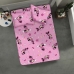 Jogo de Len&ccedil;ol KazzaVip Casal Malha Mista 70% Algod&atilde;o e 30% Poli&eacute;ster Estampado Disney Minnie Estrela Kids 3 Pe&ccedil;as Rosa