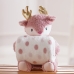 Manta e Bichinho KazzaVip Baby Pelúcia 100% Poliéster Microfibra Rena Rosa