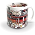 Caneca KazzaVip do Sport do Recife Cer&acirc;mica 360 ML Est&aacute;dio Ilha do Retiro Licenciada Branco 
