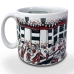 Caneca KazzaVip do Jec Cer&acirc;mica 360 ML Est&aacute;dio Arena Joinville Licenciada Branco