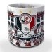Caneca KazzaVip do Jec Cer&acirc;mica 360 ML Est&aacute;dio Arena Joinville Licenciada Branco