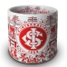 Caneca KazzaVip do Internacional Cer&acirc;mica 360 ML Est&aacute;dio Beira-Rio Licenciada Branco