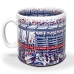 Caneca KazzaVip do Esporte Clube Bahia Cer&acirc;mica 360 ML Est&aacute;dio Arena Fonte Nova Licenciada Branco