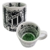 Caneca KazzaVip do Cear&aacute; Sporting Club Cer&acirc;mica 360 ML Est&aacute;dio Arena Castel&atilde;o Licenciada Branco