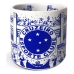 Caneca KazzaVip do Cruzeiro Esporte Clube Cer&acirc;mica 360 ML Est&aacute;dio Mineir&atilde;o Licenciada Branco