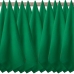 Kit 12 Unidades - Pano De Prato Copa Luxo KazzaVip Sacaria 95% Algod&atilde;o Linha Cores 50cmx70cm Bainha 4 Lados Liso Verde