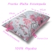 Fronha Avulsa KazzaVip Malha 100% Algodão Basic Estampada Dinas Rose