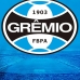 Toalhinha Social De Academia e Mão KazzaVip Felpa 50% Algodão e 50% Poliéster Estampada Oficial Licenciada Gremio 30cmx50cm Azul