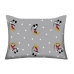 Fronha Avulsa KazzaVip Malha 100% Algod&atilde;o Disney Estampada Mickey Circle 48cmx68cm Cinza
