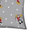 Fronha Avulsa KazzaVip Malha 100% Algod&atilde;o Disney Estampada Mickey Circle 48cmx68cm Cinza