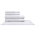 Jogo de Toalha KazzaVip 100% Algodão Nobre Jacquard Limoges 5 peças Branco