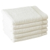 Kit 05 Toalha de Banho KazzaVip Felpuda 100% Algodão Eleganz 72cmx150m Branco