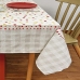 Toalha de Mesa KazzaVip Estampada Pop 80% Algod&atilde;o e 20% Poli&eacute;ster Quadrada 4 Lugares Dots 1,40mx1,40m Branco