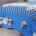 Kit Cobre Leito KazzaVip Solteiro Microfibra Estampado 100% Poli&eacute;ster Matelass&ecirc; com Porta Travesseiro Time de Futebol Gremio 02 Pe&ccedil;as Azul
