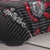 Kit Cobre Leito KazzaVip Solteiro Microfibra Estampado 100% Poliéster Matelassê com Porta Travesseiro Time de Futebol Corinthians 02 Peças Preto