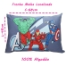 Fronha Avulsa KazzaVip Malha 100% Algod&atilde;o Marvel Estampa Localizada Avengers 48cmx68cm Branco
