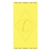 Toalha de Praia KazzaVip Jacquard Veludo 100% Algodão Bandeira Do Brasil 70cmx140m Amarelo